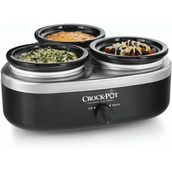 Crock- Pot Little Triple  Dipper - NIB - Picture 4 of 10